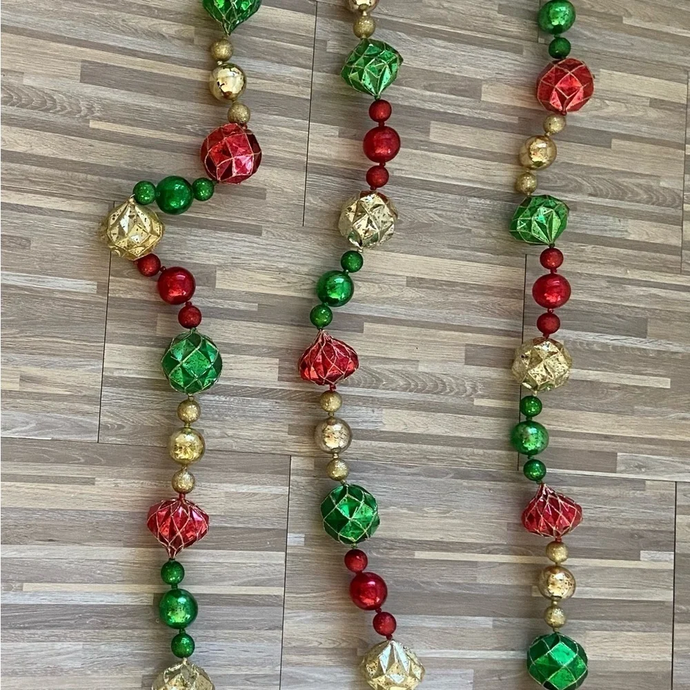 Set of 5/ ￼ vintage light up string garland